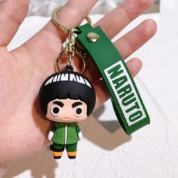 Cartoon PVC Naruto Anime Peripheral Keychain Naruto Silicone Figure Car Key Chain Christmas, Halloween Gift