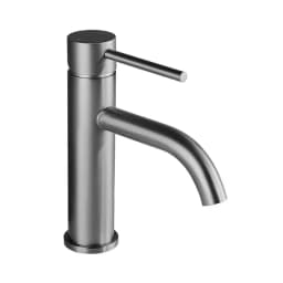 Brushed Rose Gold Bathroom Sink Faucet Deck Mounted Single Hole & Handle Cold And Hot Water Mixer Tap Brushed Gold