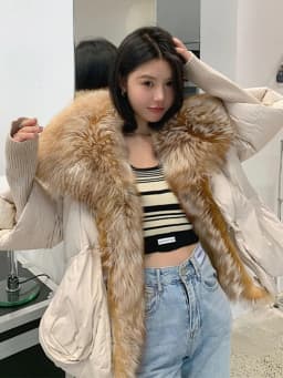 2026 New Autumn 90 Winter Goose Down Jacket Warm Women Coat Oversized Real Fox Fur Collar Thick Luxury Fashion Outerwear