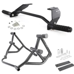 Motorcycle Stunt Cage Engine Guard Crash Bar Rear Footrests Subcage Step Plate Stunt Protection YZF-R7 R7 2021-2025 For Yamaha