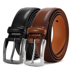2025 Men Belts Pin Buckle Metal Automatic Buckle Belt Genuine Leather Male Belt Strap Male Black Coffee Brown WaistBelts for Men