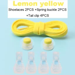 Classic Lock Shoelaces Bread Buckle Shoe Laces Sneakers Flat No Ties Shoelace Kids Adult Quick Lazy Lace for Shoes Accessories