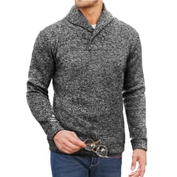 Autumn Mens Long Sleeve Half Turtleneck Sweaters Button Neck Solid Color Winer Warm Sweatshirts Breathable Pullover Men