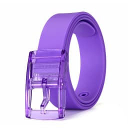 Universal Colored Silicone Candy Color Square Pin Buckle Belt Fashion Match Casual Pants Belt Trendy Women's Banquet Gifts