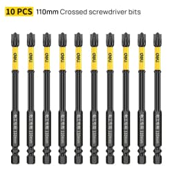 Non-slip Cross Screwdriver Set Magnetic Batch Head Magnetic Batch Head Impact Screw Driver Bit 65/110/150mm