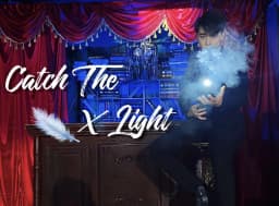 CATCH THE X LIGHT BY KINGSLEY XU Magic Tricks Gimmick Props Floating Light to Wand Magia Stage Mentalism Illusions Feather