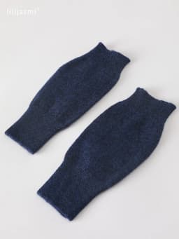 Sales Genuine Fine Sheep Wool Cozy Mitt Exposed Finger Women's Winter Autumn Knitted Fingerless Work Gloves Wrist Mittens Driver