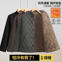 Men Stand Collar Fleece Lined Winter Parkas Men New Arrival Cold Resistant Warm Parkas Men Practical Casual Cotton Warm Jackets