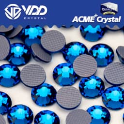 VDD Multi-color ACME+Series Top Quality Glass Hot-Fix Rhinestones Crystal AB Flatback Glitter Strass Stones For Fabric Garment