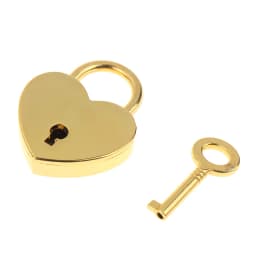 1Set Heart Shape Padlocks Luggage Hardware Locks With Key Lock For Travel Wedding Jewelry Box Diary Book Suitcase Christmas Gift