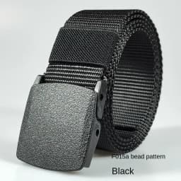 Red Automatic Buckle Nylon - Men Belt Waist Canvas Belt Outdoor Strap Travel Jeans Black Belts for Women