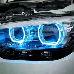 Yellow LED Angel Eyes DRL Chips Board For 2015-2019 BMW 1 Series F20 F21 LCI LED Headlight Daytime Running Light Amber Blue Red