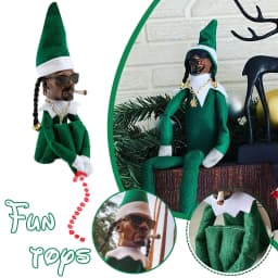 1/2pcs Snoop on A Stoop Christmas Elf Doll 2024 Christmas Decorations Festive Atmosphere Doll Ornament New Year Xmas Gift