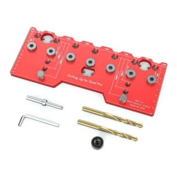 Cabinet Adjustable Shelf Jig Drill Guide 32mm Hole Spacing 1/4 Inch Dowel Holes Cabinet Hole Drilling Template Woodworking Tool