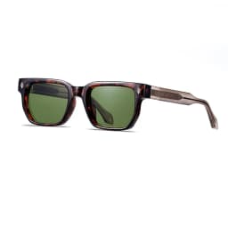 SHAUNA Retro Rivet Rectangle Sunglasses UV400 Sun Glasses