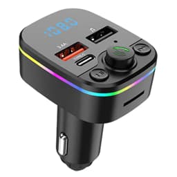 FM Transmitter for Car LED Display Car MP3 Player Wireless FM Transmitter 5.0 USB C Car Charger Multifunctional Car Radio Music