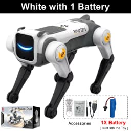 RC Mechanical Dog Intelligent AI RC Robot Dog Voice Command Programmable Singing Dancing Electronic Stunt Bionic Smart Robot Dog