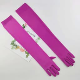 55CM Stretch Mesh Transparent Sun Protection Ice Silk Sleeve Women Summer Outdoor Sports Cycling Sunscreen Sexy Lace Long Gloves