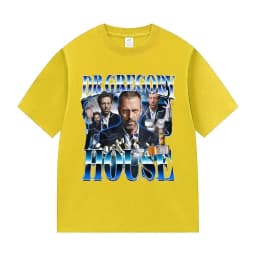 Dr Gregory House Md Funny Meme T-shirt Oversized Men Women Vintage High Quality Fashion T-shirt Summer Cotton Short Sleeve Tee