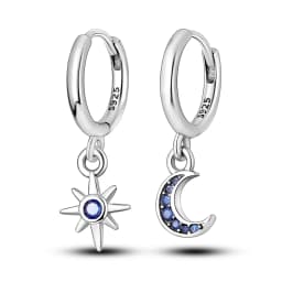 925 Sterling Silver Gold Color Circular Hoop Earrings Golden Earring Fit Original Charms Diy Fine Jewelry For Fashion Women