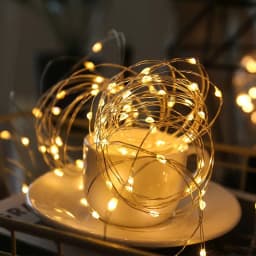 LED Lights String Copper Silver Wire Garland Bedroom Home Thanksgiving Festoon Party Holiday Lights Decoration
