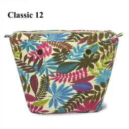 TANQU New Colorful Waterproof Inner Lining Insert Zipper Pocket for Classic Mini Obag Canvas  Inner Pocket for O Bag