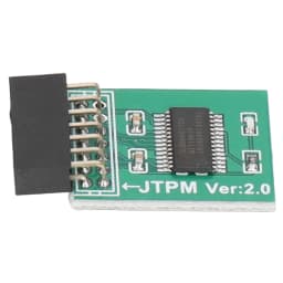 TPM 2.0 Module Strong Encryption 14 Pin LPC Interface TPM Module Board for Win11 Green TPM Board TPM Module Board TPM 2.0 Module