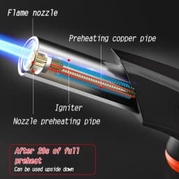 Outdoor camping portable fire gun, carbon gun, welding gun, household cartridge spray gun, baking tools, kitchen supplies