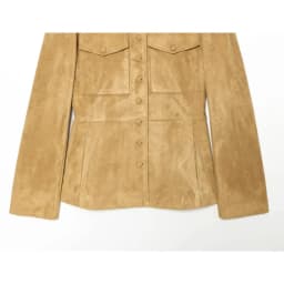 Women's Winter Jacket with Shoulder Tabs New 2026 High Neck Button Pocket Slim Women's Leather Jacket Female Chic Tops