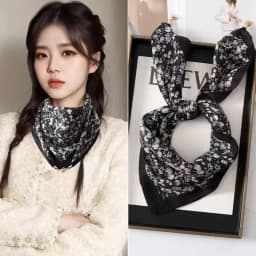 2025 Hot Magnetic Triangle Neck Protection Scarf For Women Cotton Linen Scarf High-end Neck Scarf Keep Warm High Quality