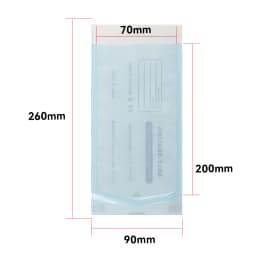 DM 200pcs/box Self-sealing Sterilization Pouches 5 Sizes Self-adhesive Bags Clean Pouches for Tattoo Dental Nail Art Accessories