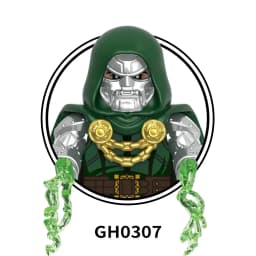 Blind Box Mini Building Blocks G0147 Figures Big Goblin Spiderman Iron Man Venom Captain Hawk Deadpool Armor Christmas Gift Toys