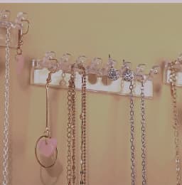 3 Pcs Adhesive Paste Wall Hanger Storage Jewelry Display Acrylic Jewelry Hooks Holder Storage Organizer Earring Necklace Hanger