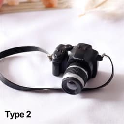 1Pc 1/6 1/8 1/12 Dollhouse Miniature Digital SLR Camera For labubu for upset duck Dolls House Decoration Accessory