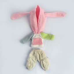 Handmade Cute Ob11 Doll Clothes Suit Ob11 Animal Hat Overalls Dolls Casual Sweater For Ymy, Obitsu 11, Molly, Gsc, 1/12 Bjd Doll