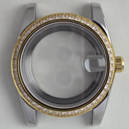 36mm/39mm Rose Gold Case Diamonds Bezel Sapphire Mod Parts NH34 NH35 NH36 NH38 NH39 NH70 NH72 ETA2824 PT5000 Movement