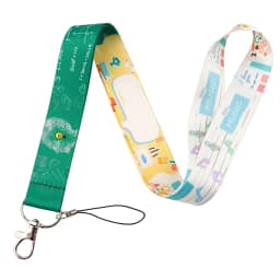LB3010 Pink Love Neck Strap Lanyard for Key ID Card Cell Phone Straps USB Badge Holder DIY Neck Strap Hang Rope Rainbow Keychain