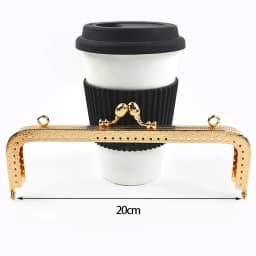 2Pcs 85-200mm Metal Embossed Pattern Purse Frame Square Bag Handle Handbag Kiss Clasp Lock Buckle Bracket Hardware Accessories
