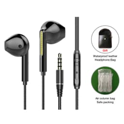 EARDECO Headphone Headset with Mic Wired Headphones Heavy Bass In Ear Stereo Wired Earphone Earbuds Wire Game Phone Earphones
