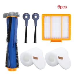 For Shark AV2500AE AV2501AE RV2502AE Robot Vacuum Accesso Main Side Brush Hepa Filter Spare Parts Replacement Kit Pack
