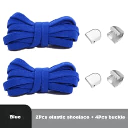 1Piar Rubber Band for Laces Elastic Laces Sneakers Shoelaces Without Ties End Locks College Style Shoestring Shoes Accessories