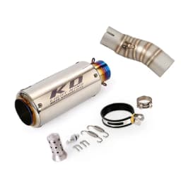 51MM For CFMOTO 450SR 450NK 2022-2025 Motorcycle Exhaust Tips Mid Link Pipe Stainless Steel Muffler Slip On DB Killer