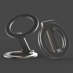 Foldable Double Sided Magnetic Phone Holder for Magsafe Gym Treadmill Universal Folding Car Holder Magnetic Smartphone Stand