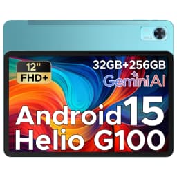 DOOGEE Tab E3+ Tablet 32GB 256GB 12" 2K Display Android 15 Helio G100 8800mAh Battery Gemini AI Smart Pad TabletPC