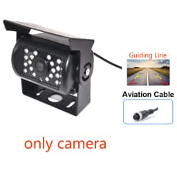 Vehicle Car Rear View Truck Camera Parking Front Reverse Backup Camera RC Infrared IR CCD HD for School Bus Trailer Pickups RV