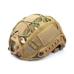BOOIU Tactical Helmet Cover for Fast Helmet Multi-Camo Helmet Cover Military Paintball Hunting Shooting Gear - Without Helmet