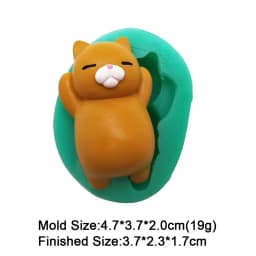 Cute Mini Bear Silicone Mold Fondant Cupcake Chocolate Biscuit Sugarcraft Kitchen Baking Cake Decorating Tools DIY Epoxy Mould