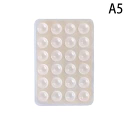Transparent Backed Silicone Suction Pad For Phone Fixture Suction Cup Backed Adhesive Silicone Rubber Sucker Pad For Fixed Pad