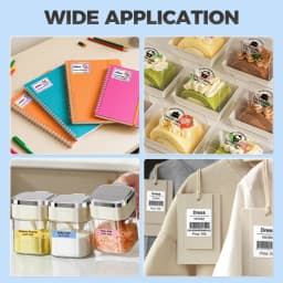 X2 Label Paper Roll Adhesive Label Sticker Tape 40*30mm 50*30mm Compatible Marklife P50 Phomemo M110 M220 200 E210 Label Printer