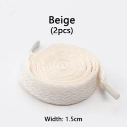 1 Pair Wavy Bread Style Flat Shoelaces Trend Decorative Laces for Sneakers 1.5/2/3 Cm Width Shoe Accessories